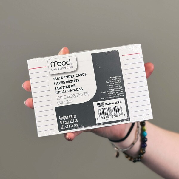 Mead® Ruled Index Cards 4 x 6